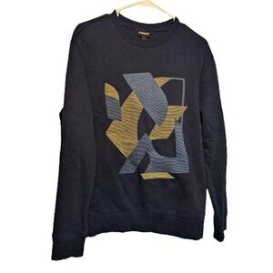 Express Dark Blue Sweatshirt - Size S - Made in India - Used - Cozy & Stylish